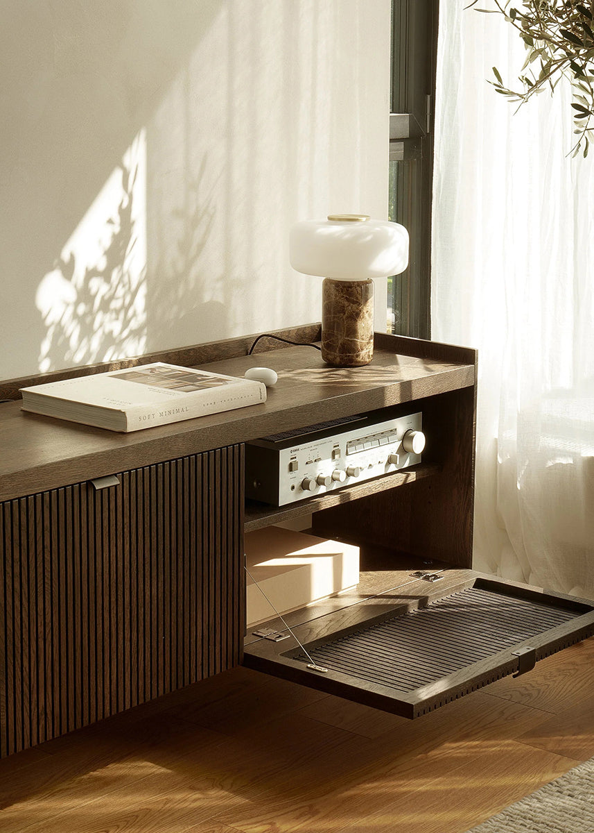 Meda 2 Oak Wood TV Unit