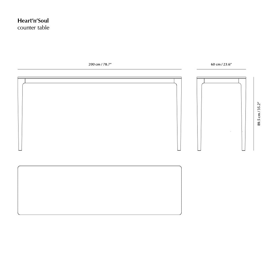 Heart'n'Soul Counter Table