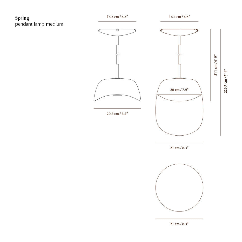 Spring Pendant Lamp
