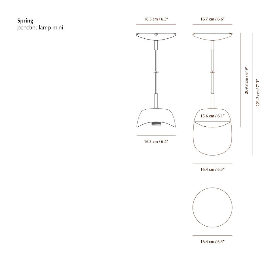 Spring Pendant Lamp