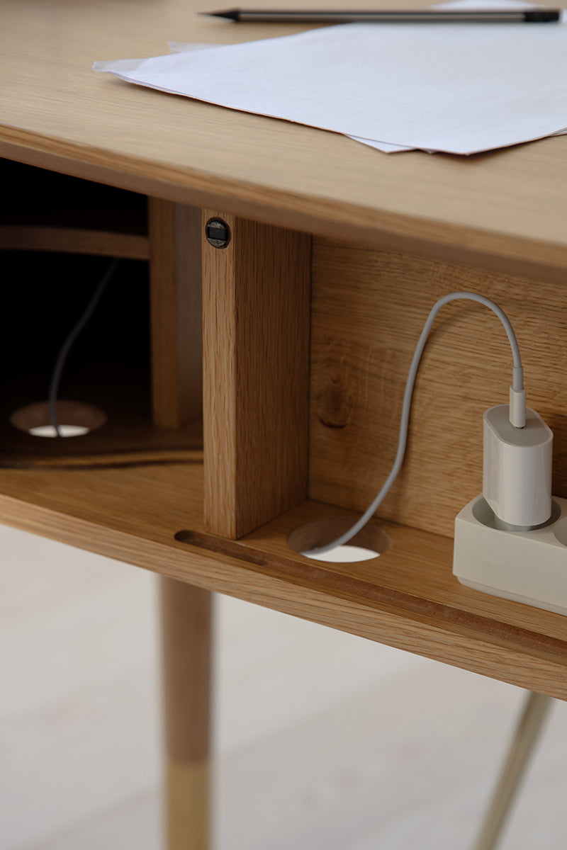 Audacious Horizons Oak Desk - WOO .Design