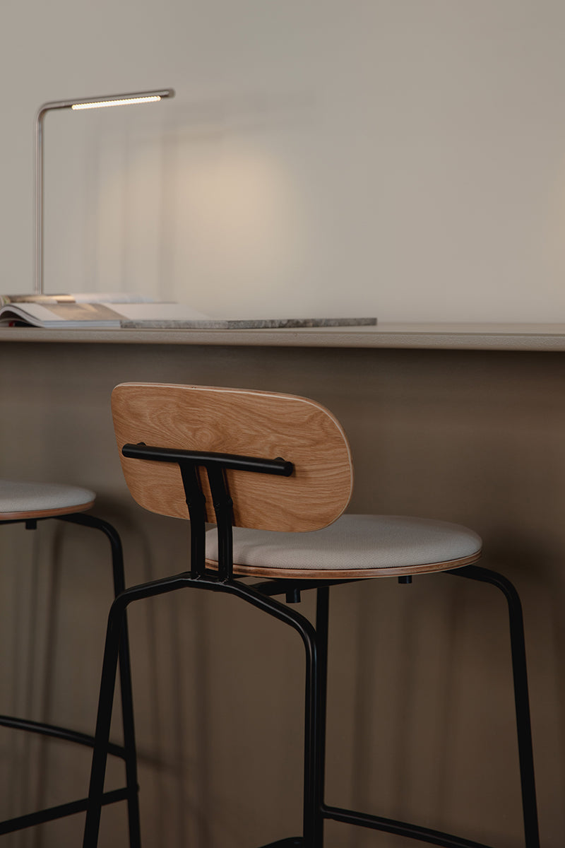 Curious Bar Stool with Cushion
