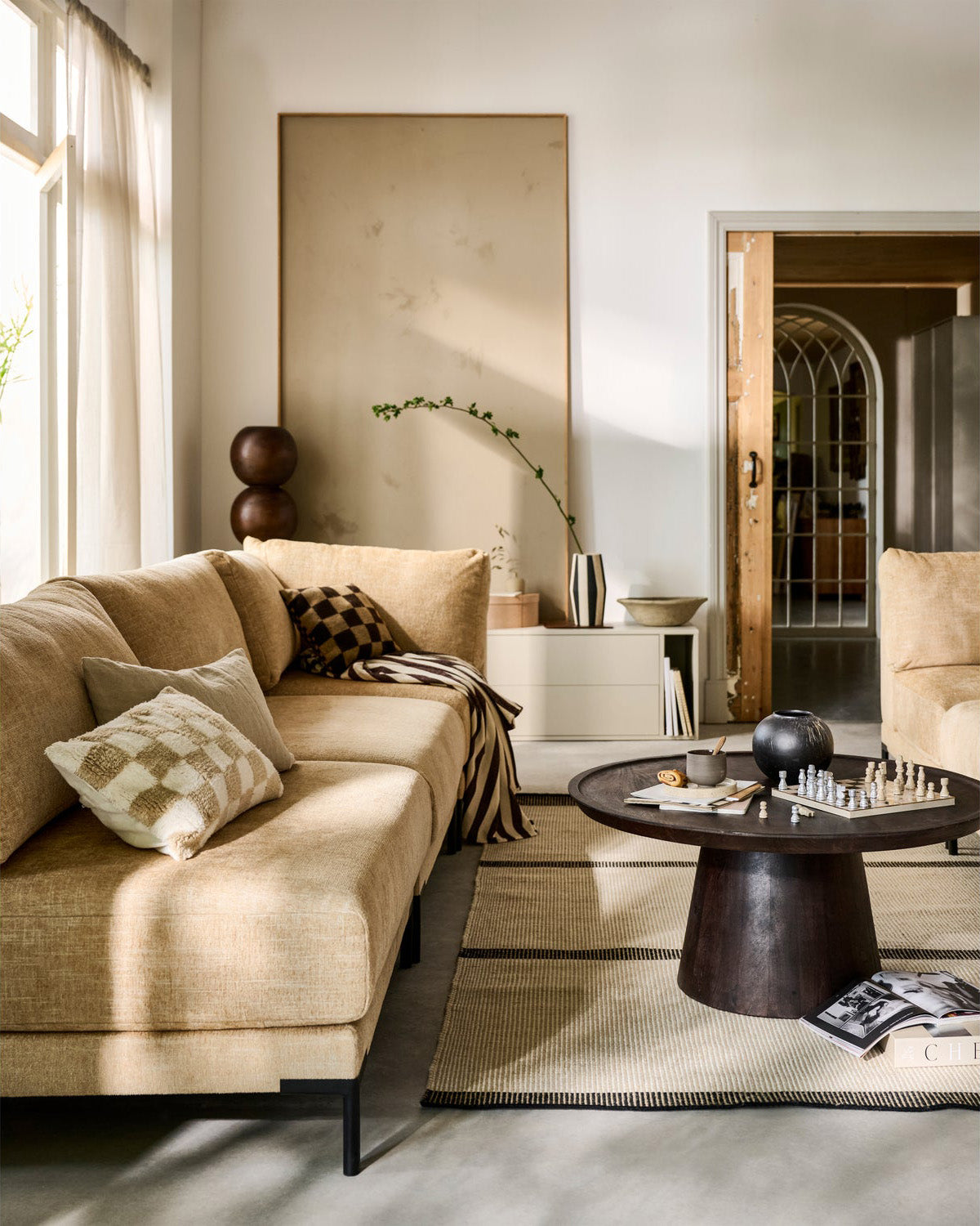 Gogo Walnut Mango Wood Coffee Table