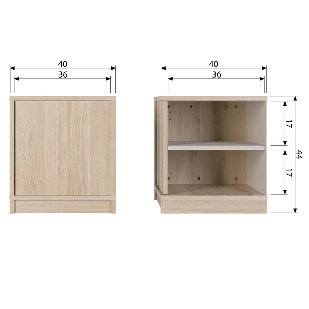 Modulair Base Cabinet 40 cm