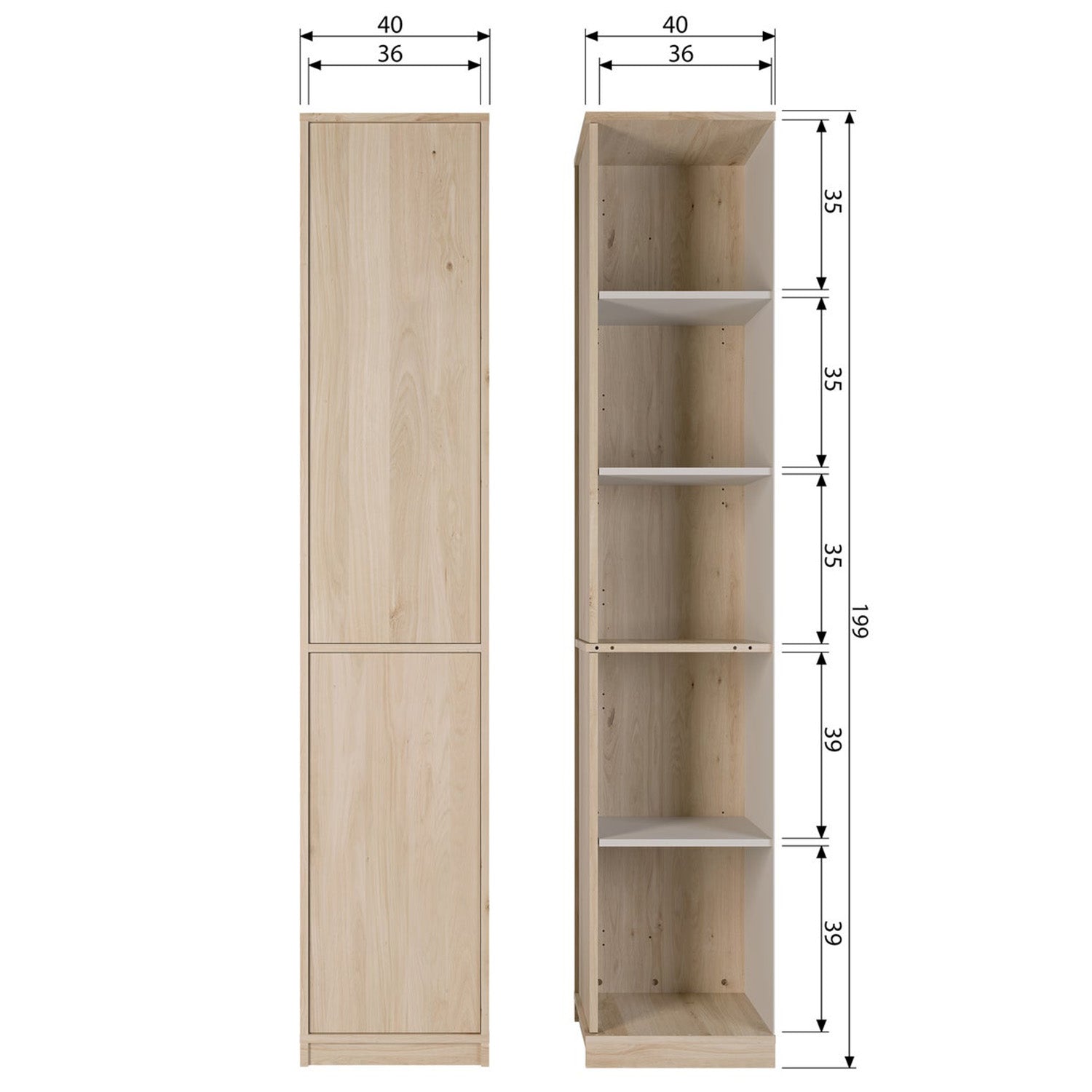 Modulair Upper Cabinet 40 cm