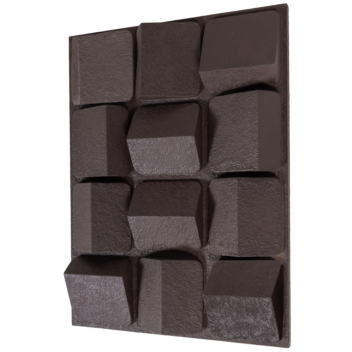 Axis Brown Concrete Look Wall Deco