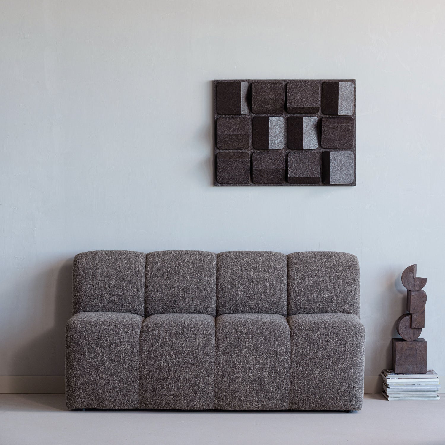 Axis Brown Concrete Look Wall Deco