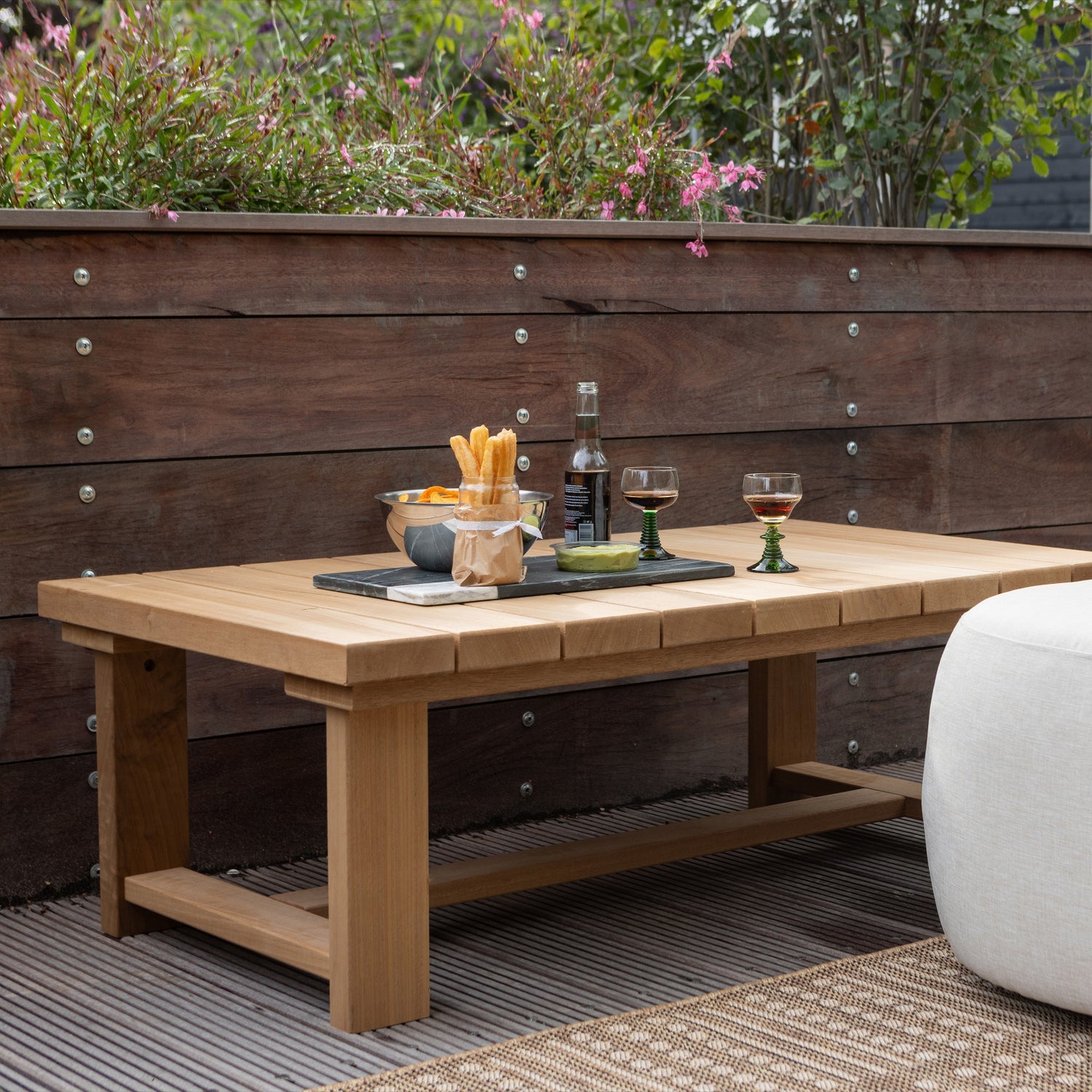 Banco Ayous Wood Garden Coffee Table