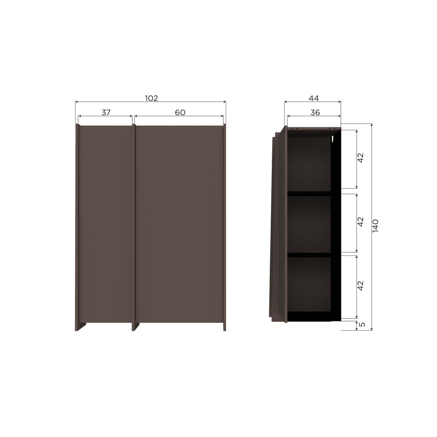 Brock 2 Doors Cabinet