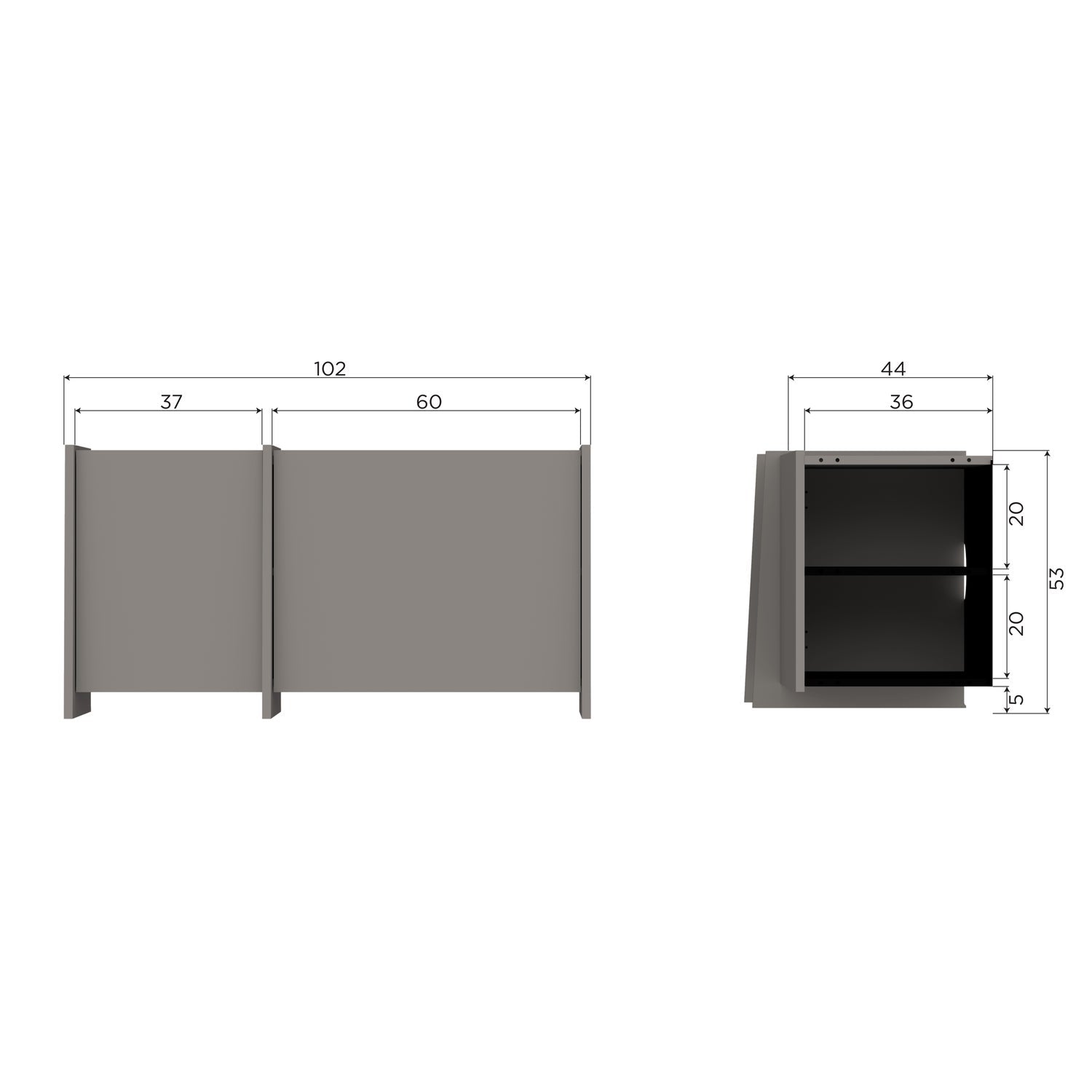 Brock 2 Doors TV Unit