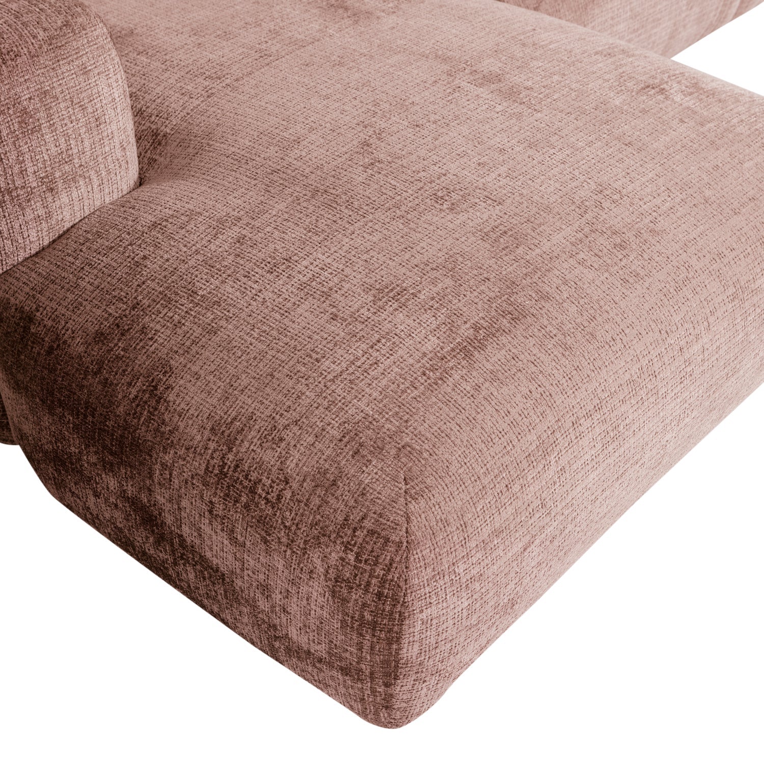 Cloud Chenille Chaise Longue Sofa