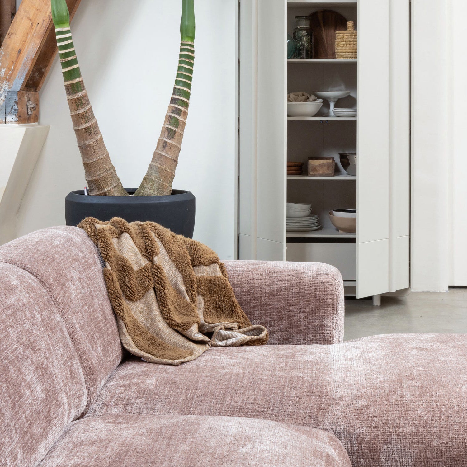 Cloud Chenille Chaise Longue Sofa