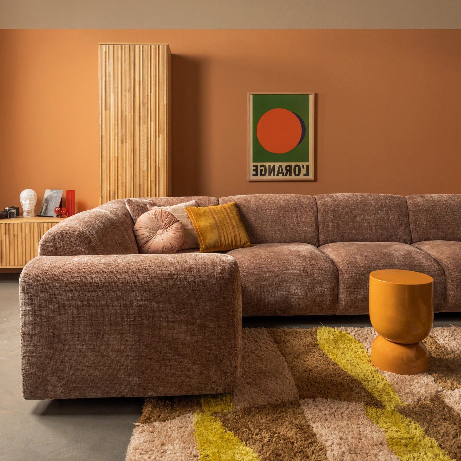 Cloud Chenille Corner Sofa