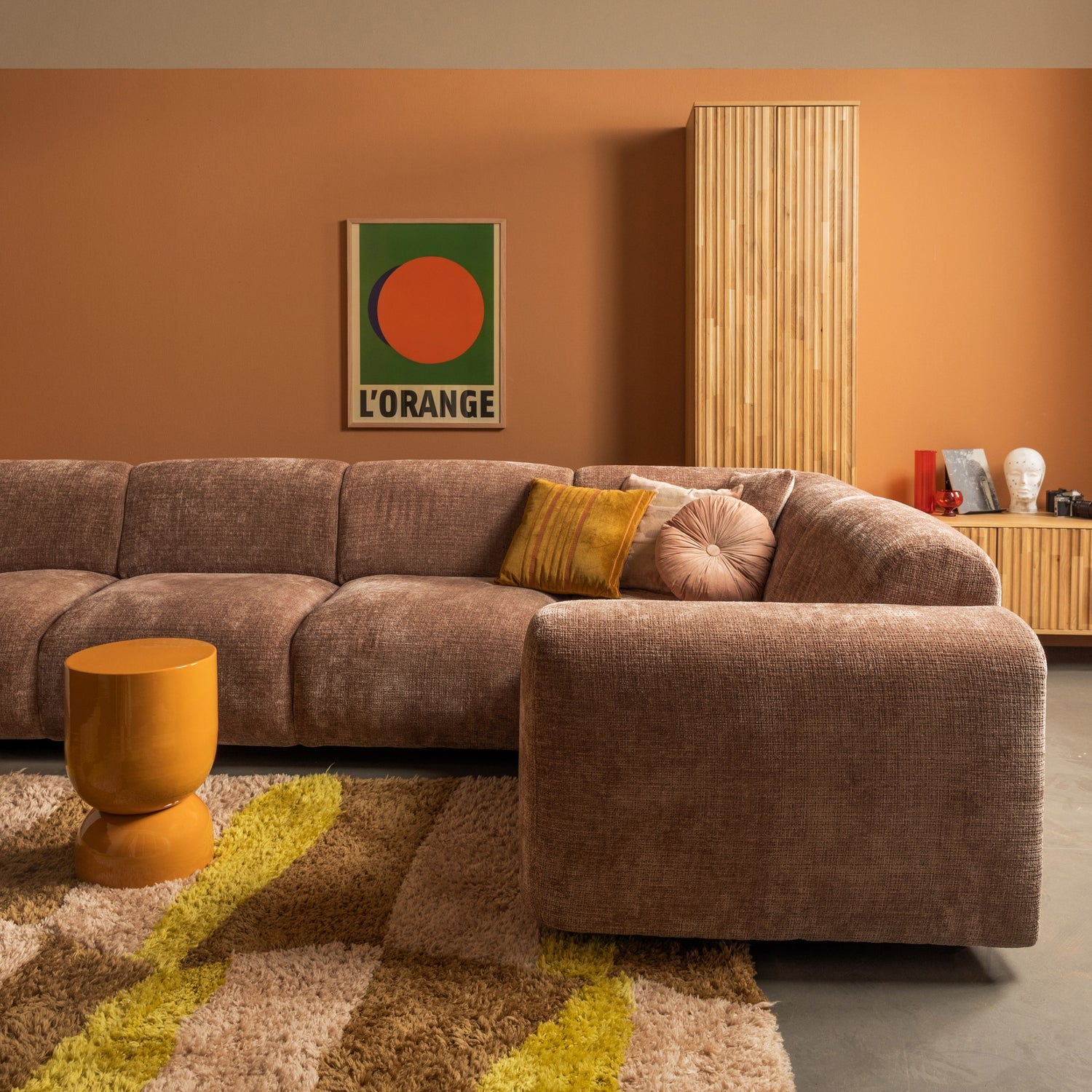 Cloud Chenille Corner Sofa