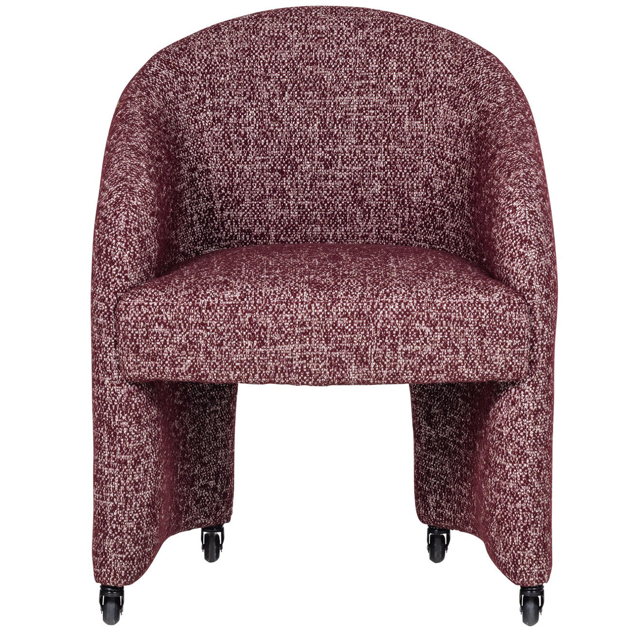 Cordo Melange Dining Chair with Wheels
