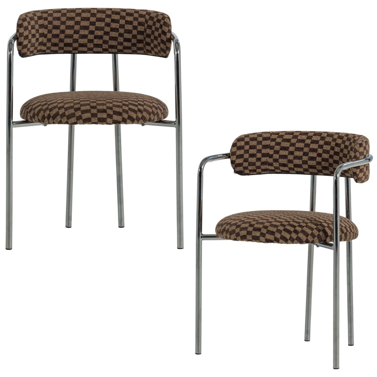 Cuby Chrome Dining Chair