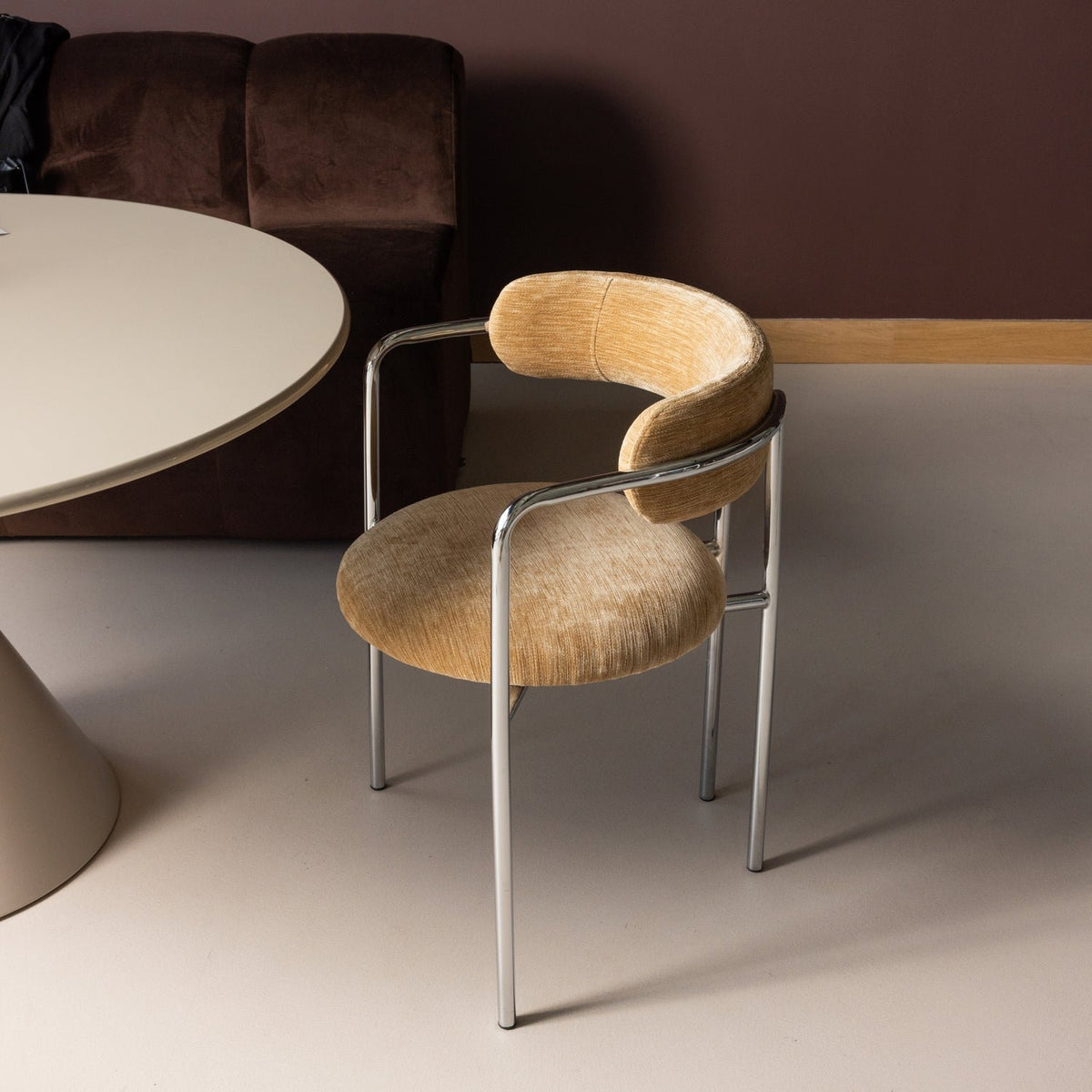 Cuby Chrome Dining Chair