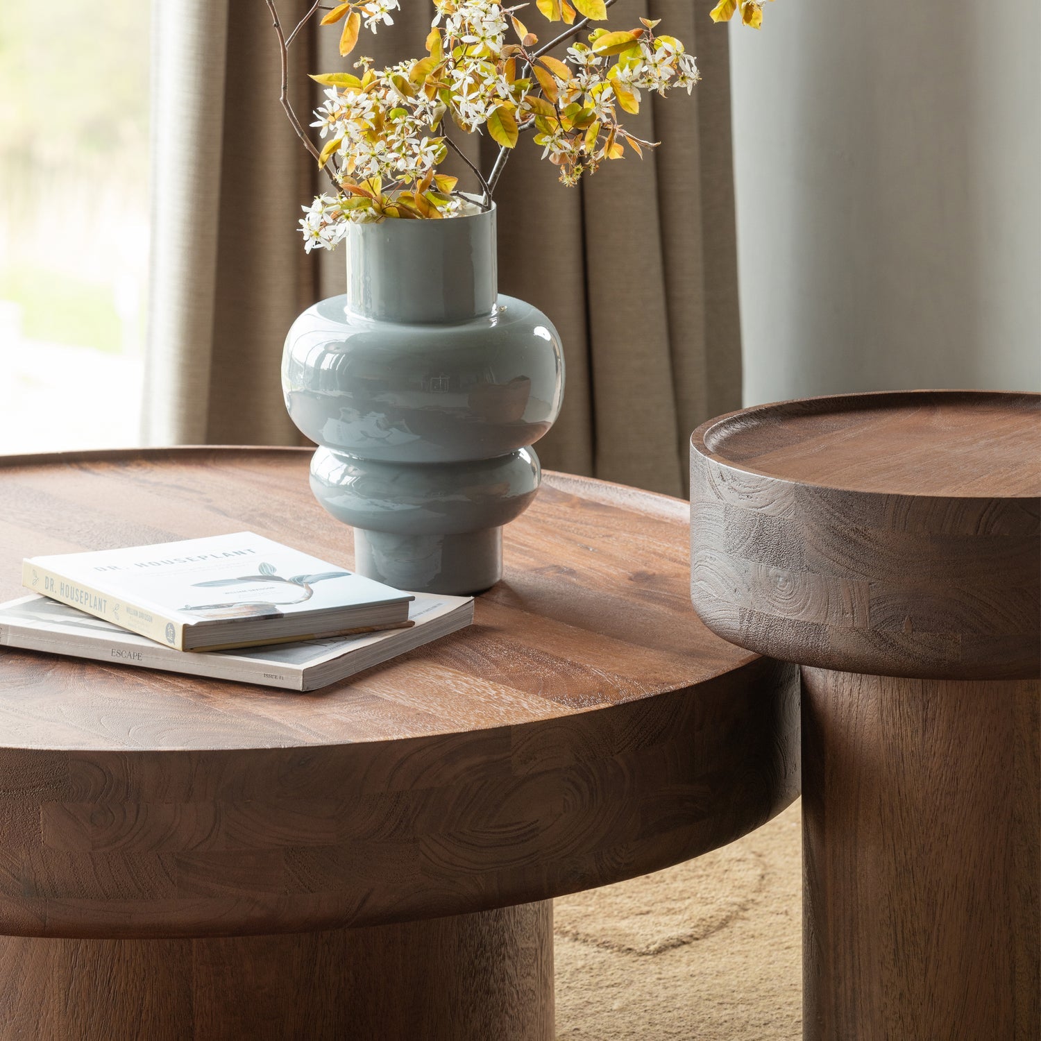 Dara Brown Mango Wood Side Table