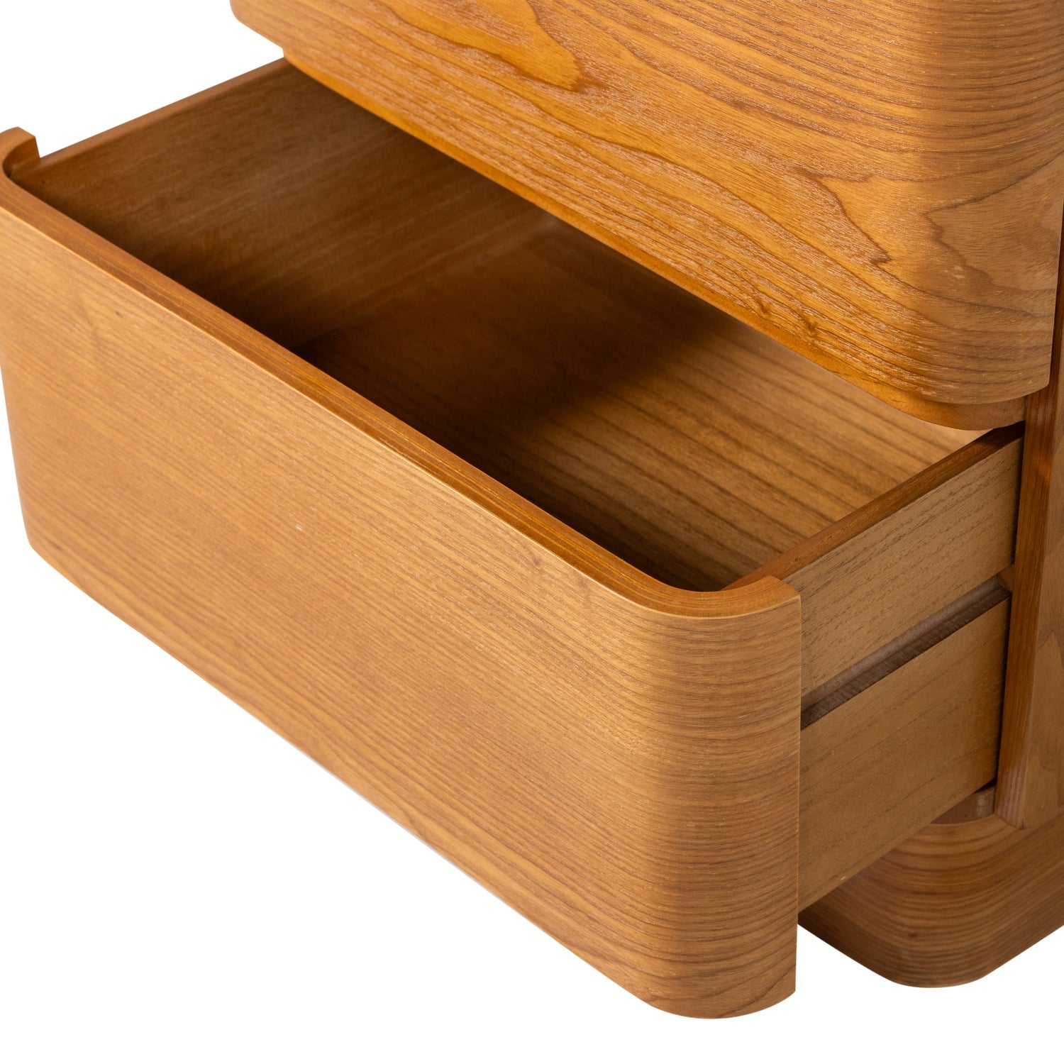 Fejo Brown 2 Drawers Night Stand