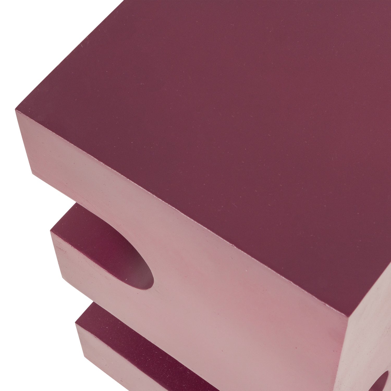 Jessa Purple/Brown Side Table