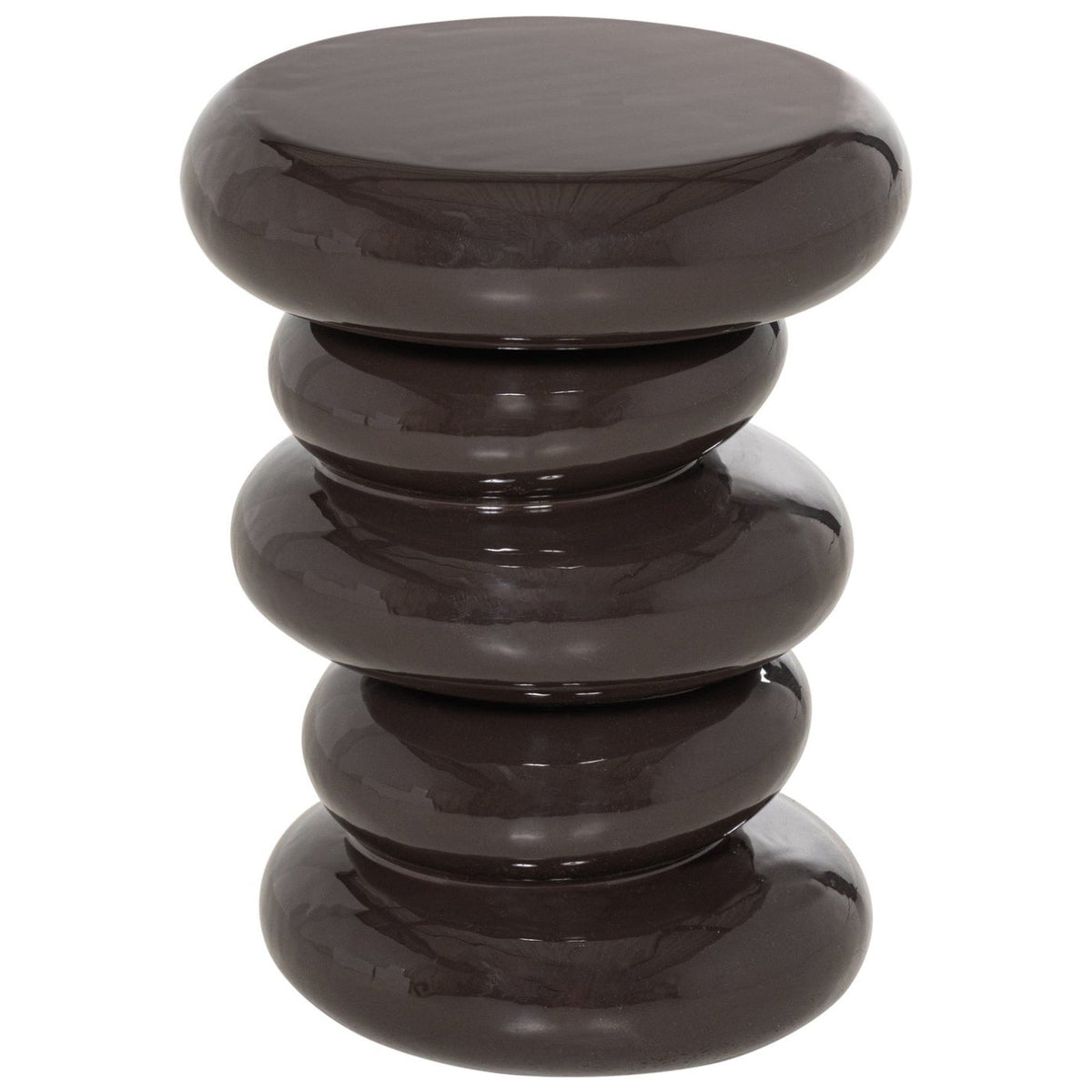 Kivo High Gloss Side Table