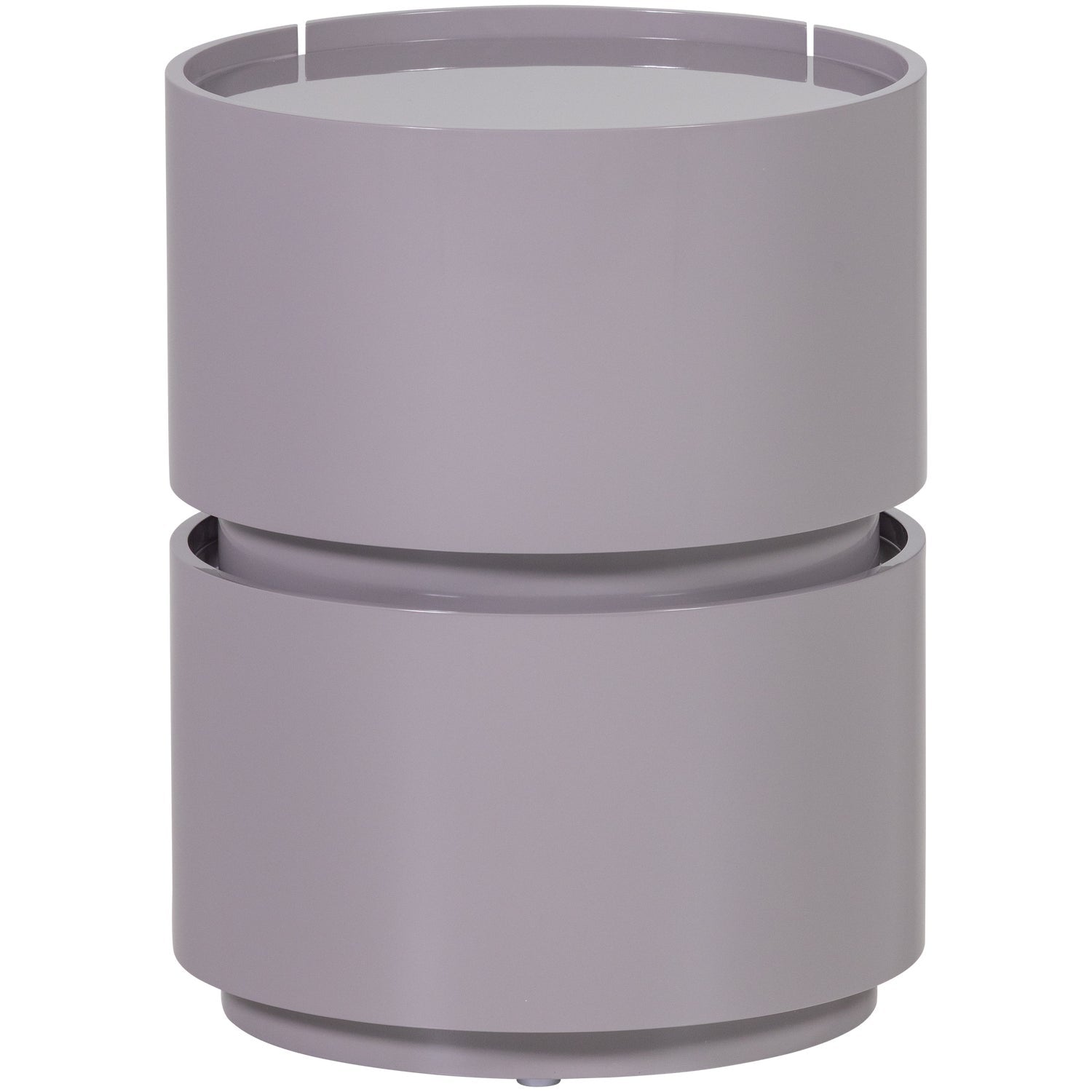 Lunex Light Grey Gloss Night Stand