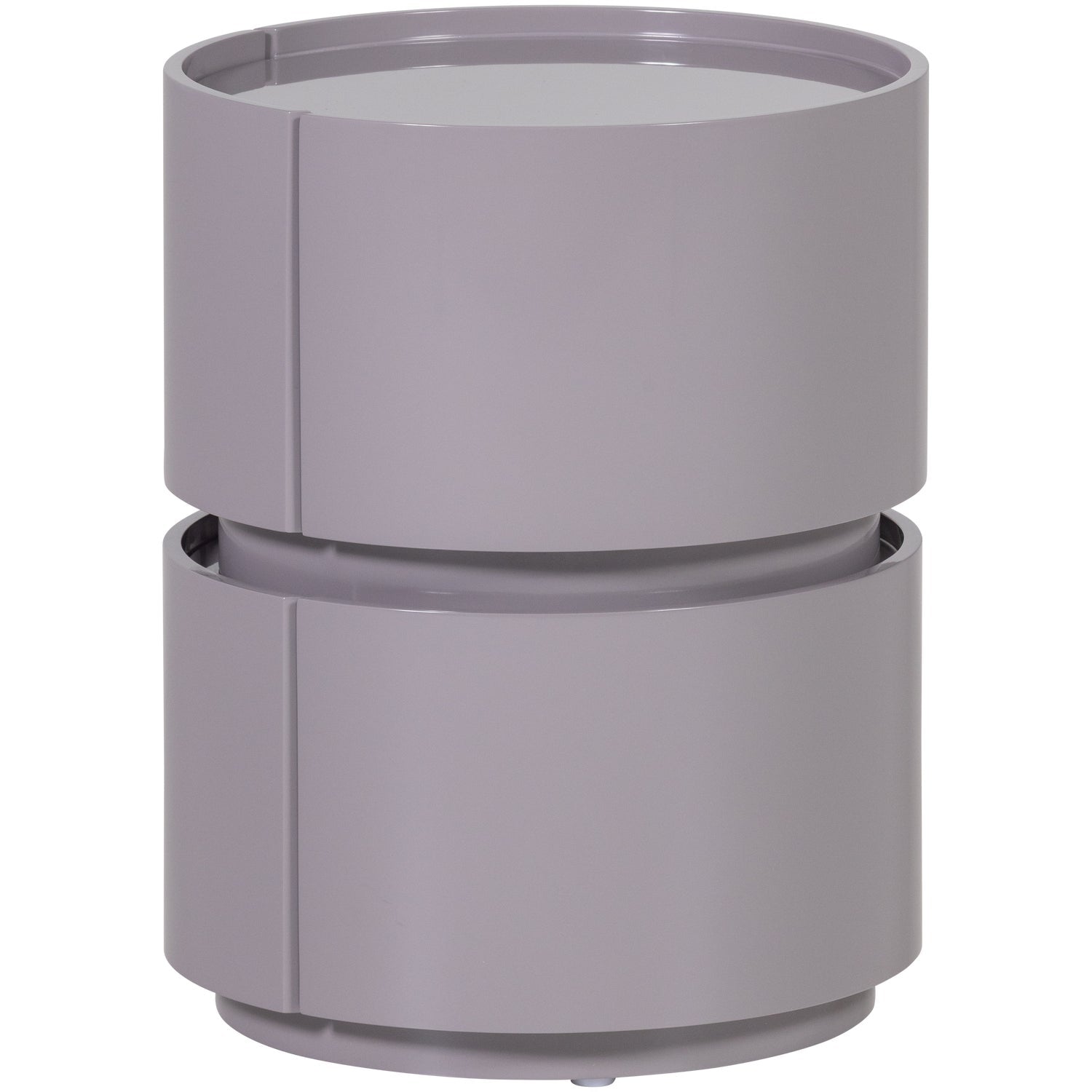 Lunex Light Grey Gloss Night Stand