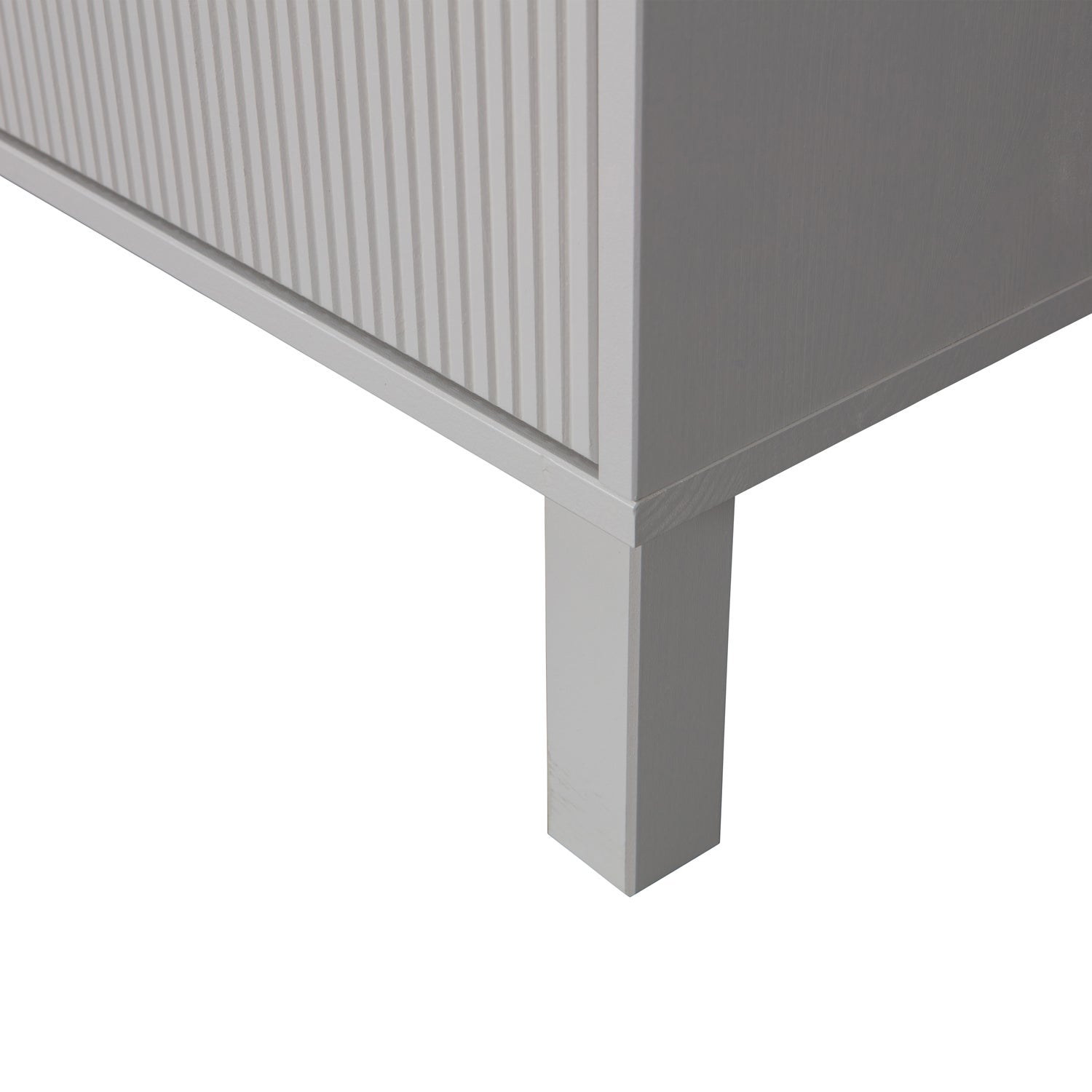 Madu Deep Cloud Grey Pine Wood TV Stand