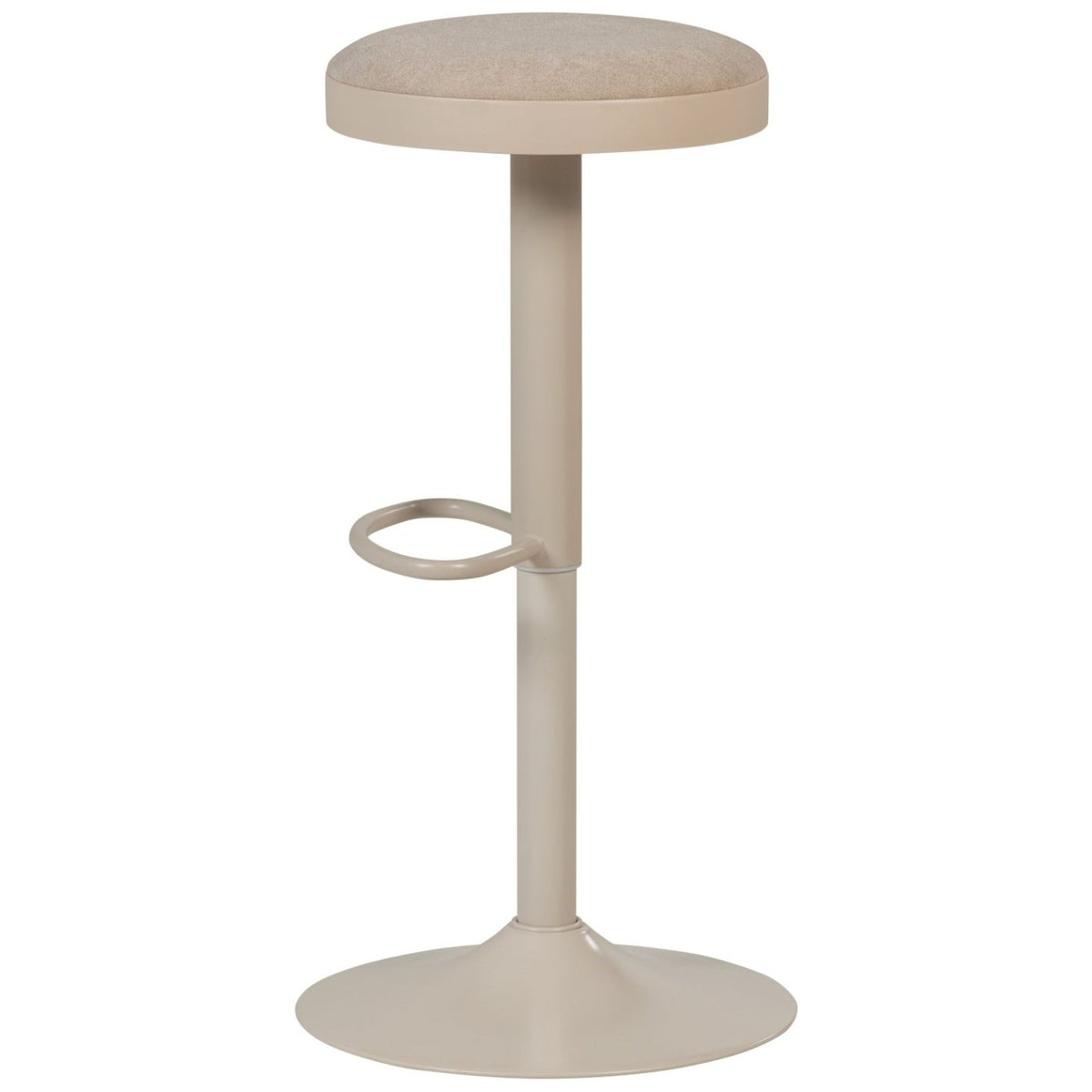 Mevo Chenille Height Adjustable Barstool