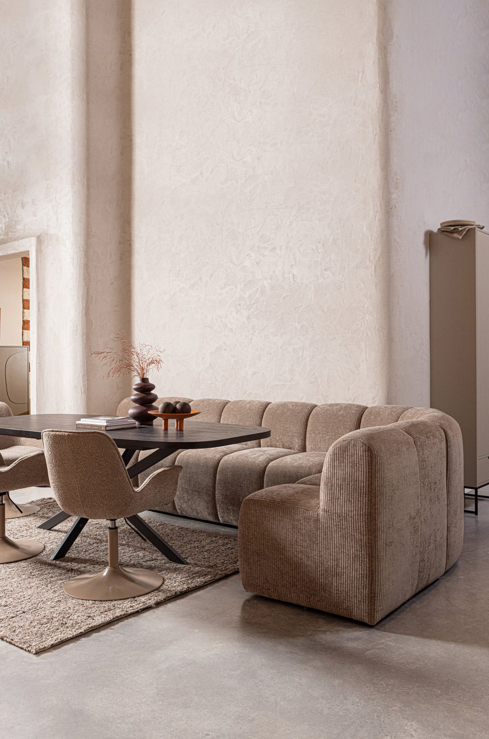 Mojo Corner Dining Bench with Backrest