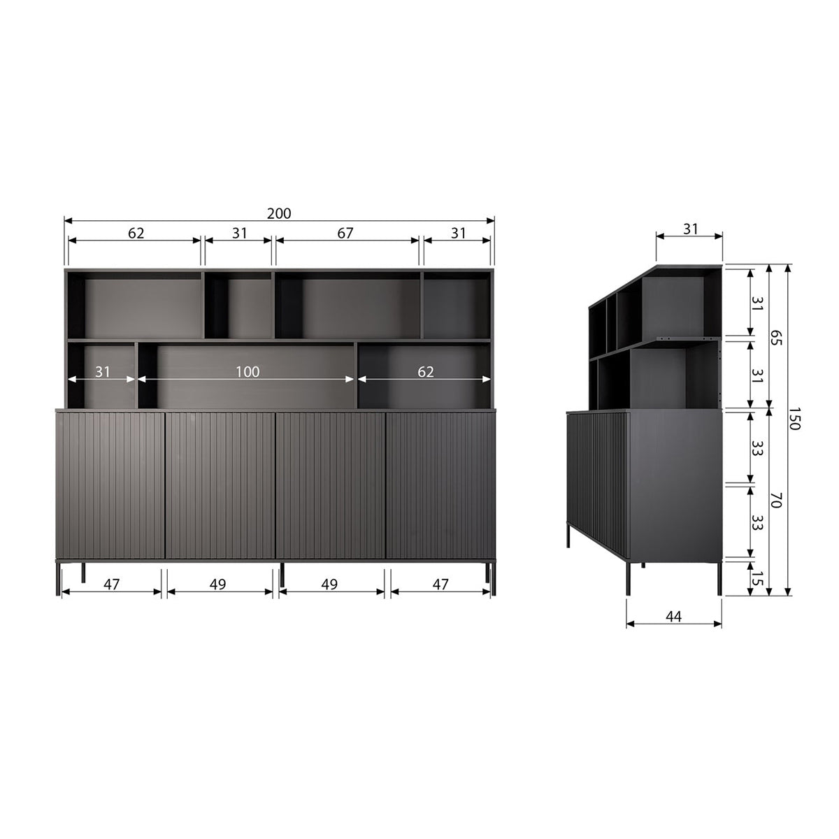 New Gravure Add-On Cabinet