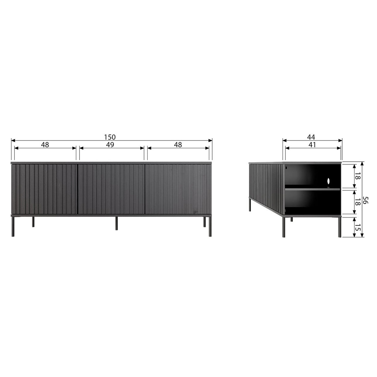 New Gravure TV Stand
