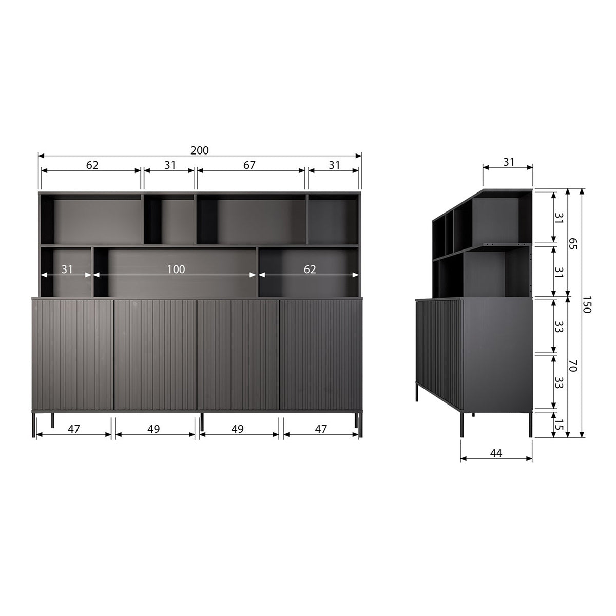 New Gravure Wall Cabinet