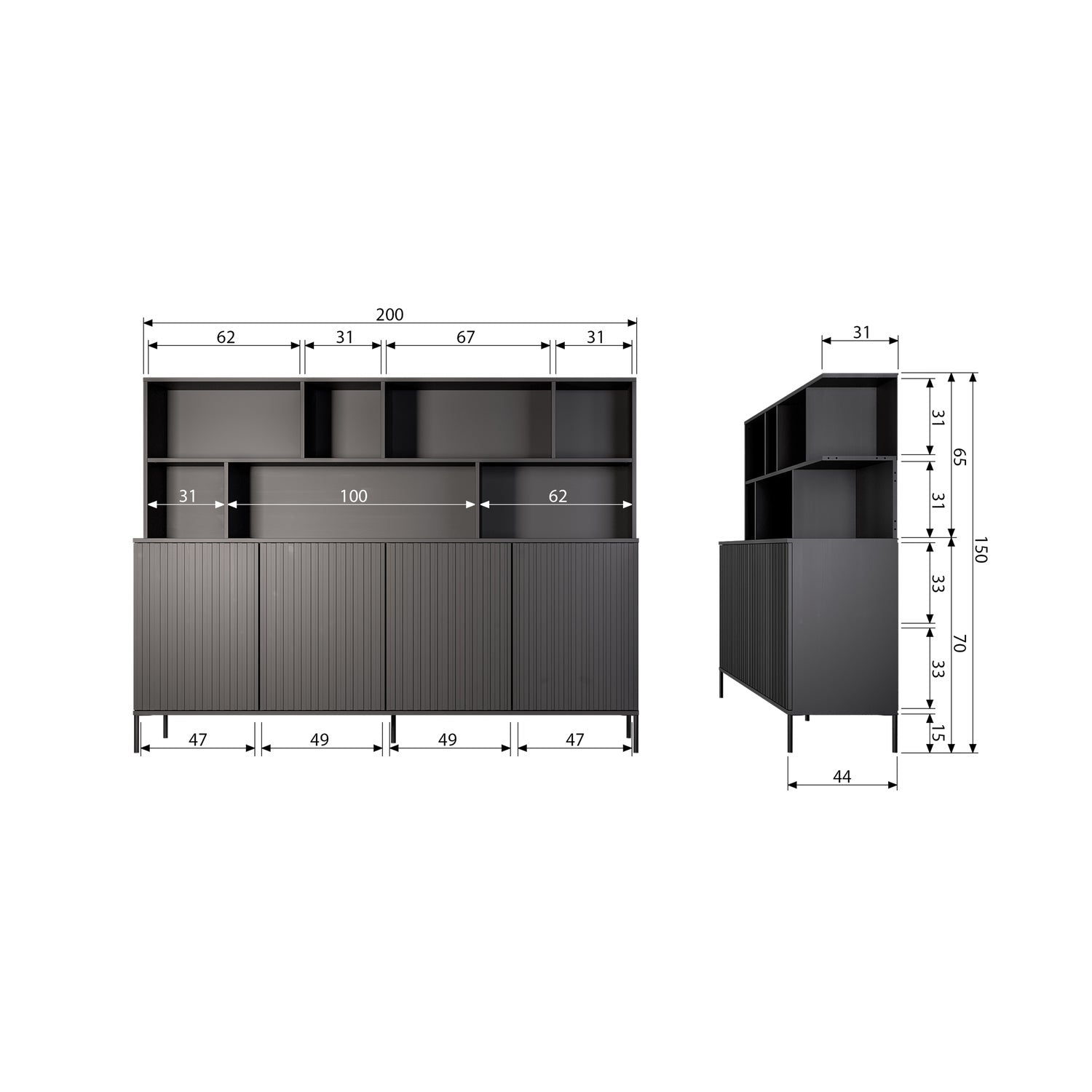 New Gravure Wall Cabinet