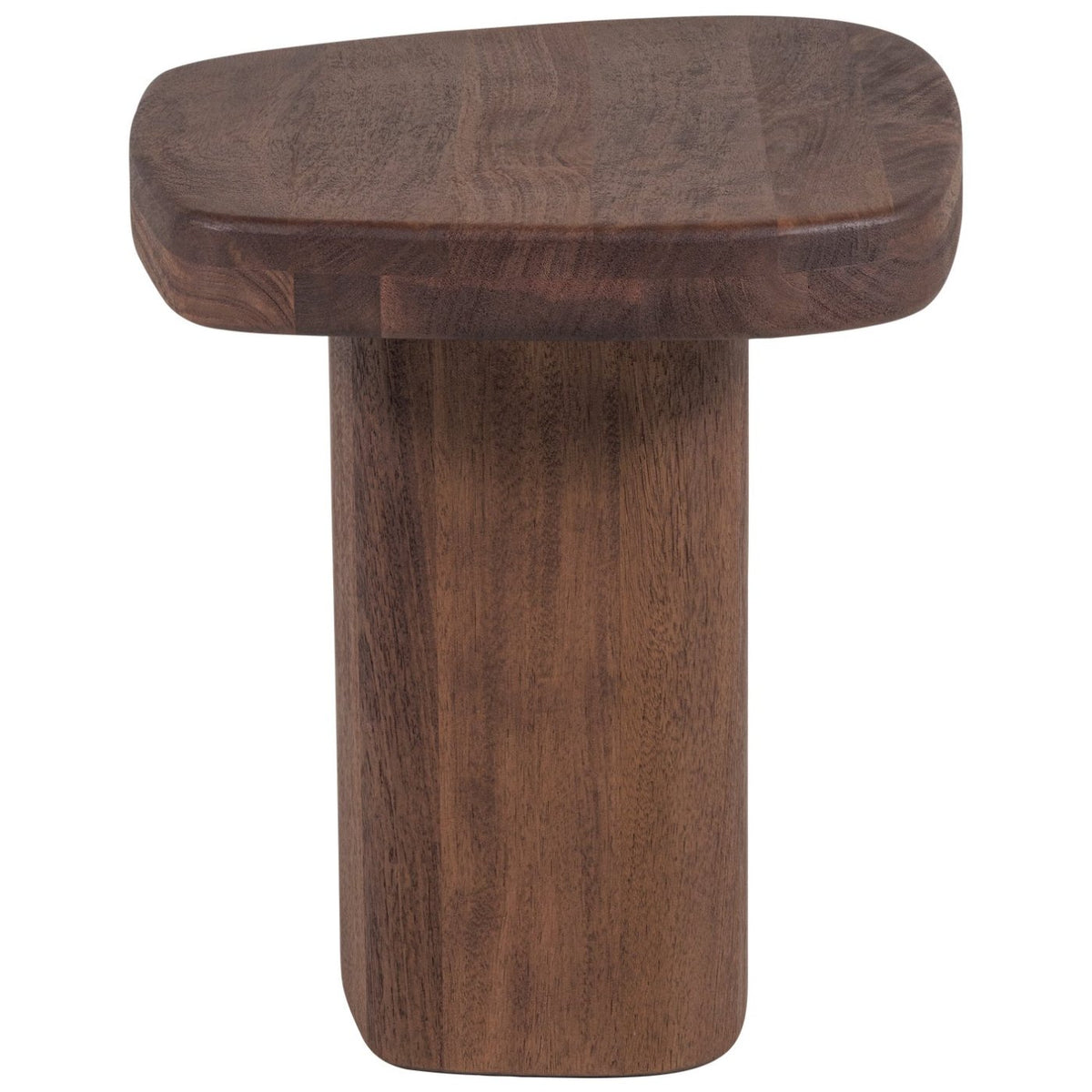 Nodu Brown Mango Wood Side Table