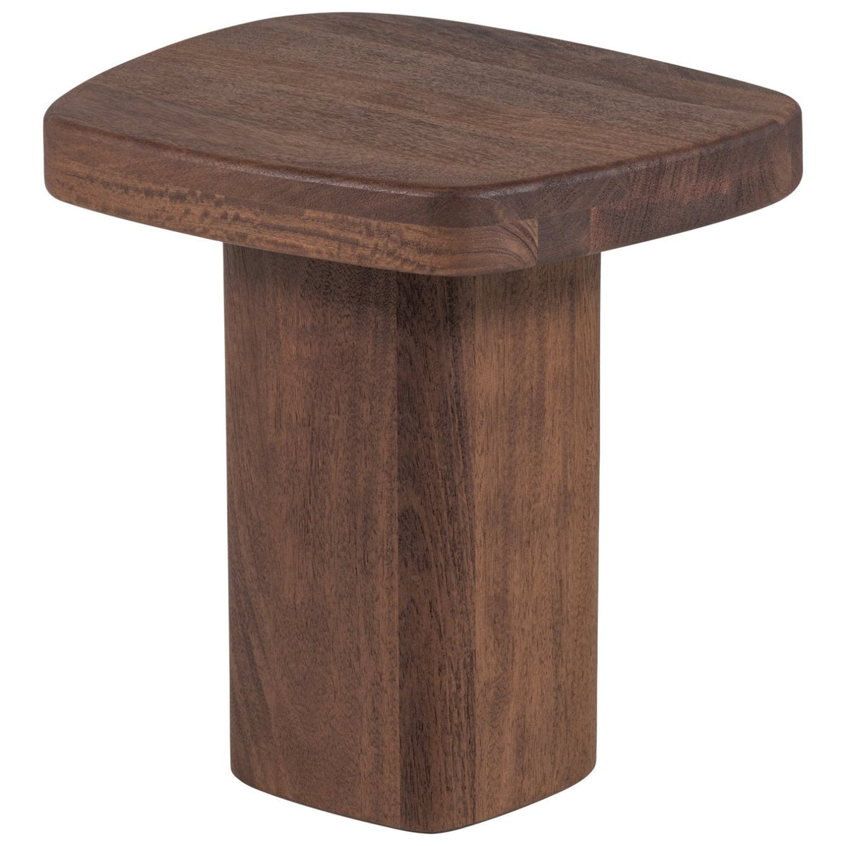 Nodu Brown Mango Wood Side Table