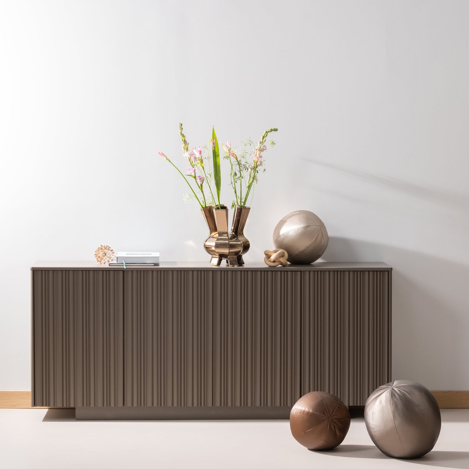Nova Truffle Brown Sideboard