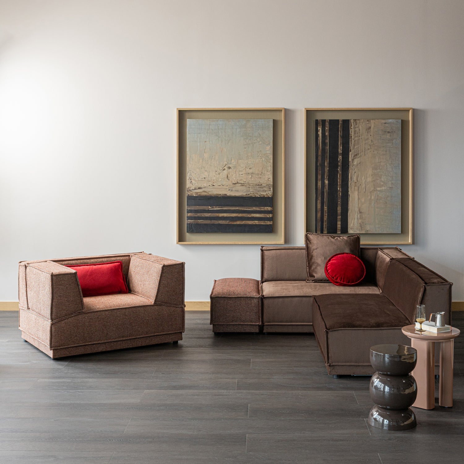 Orivo High Gloss Side Table