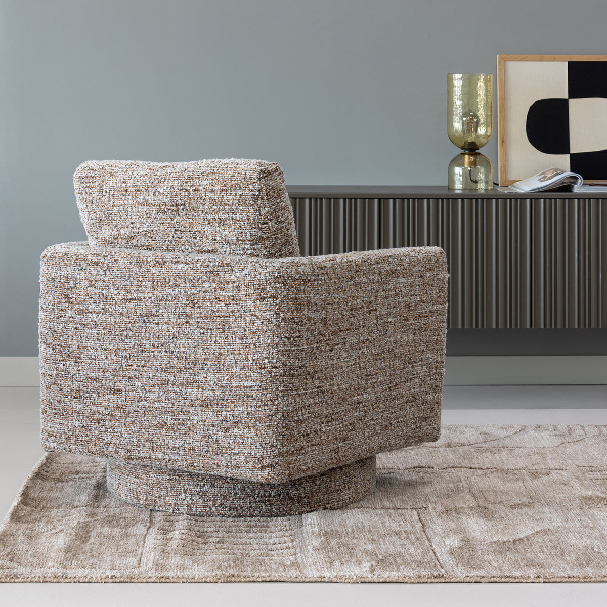 Oska Swivel Armchair