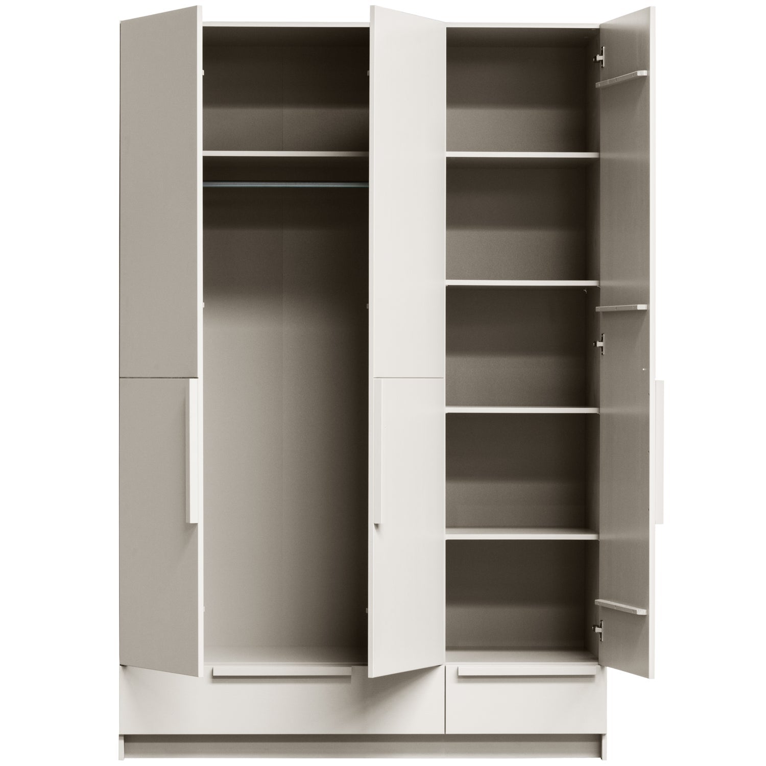 Pure Split Dust 3 Doors Wardrobe