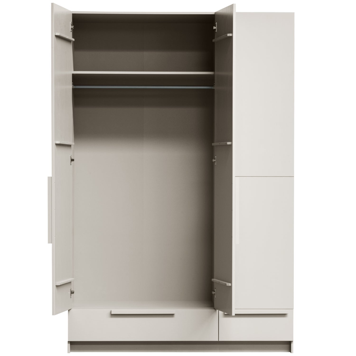 Pure Split Dust 3 Doors Wardrobe