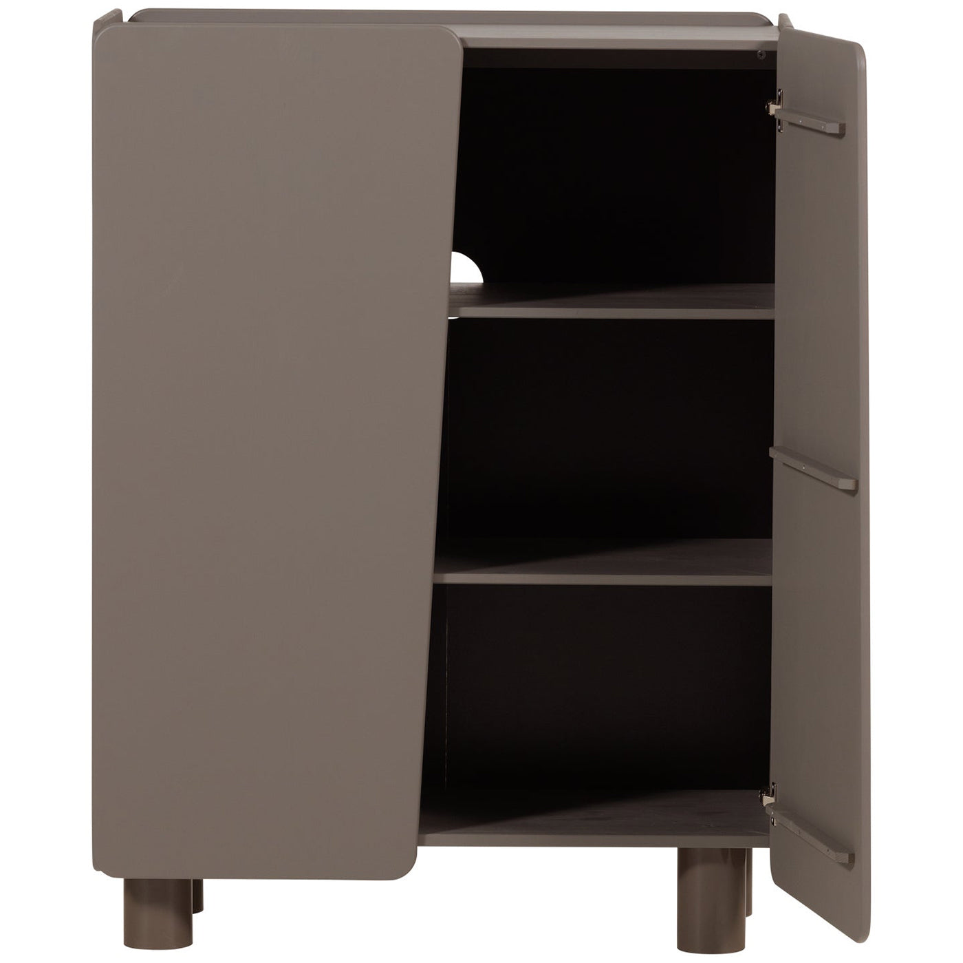 Root Truffle Brown 2 Doors Cabinet