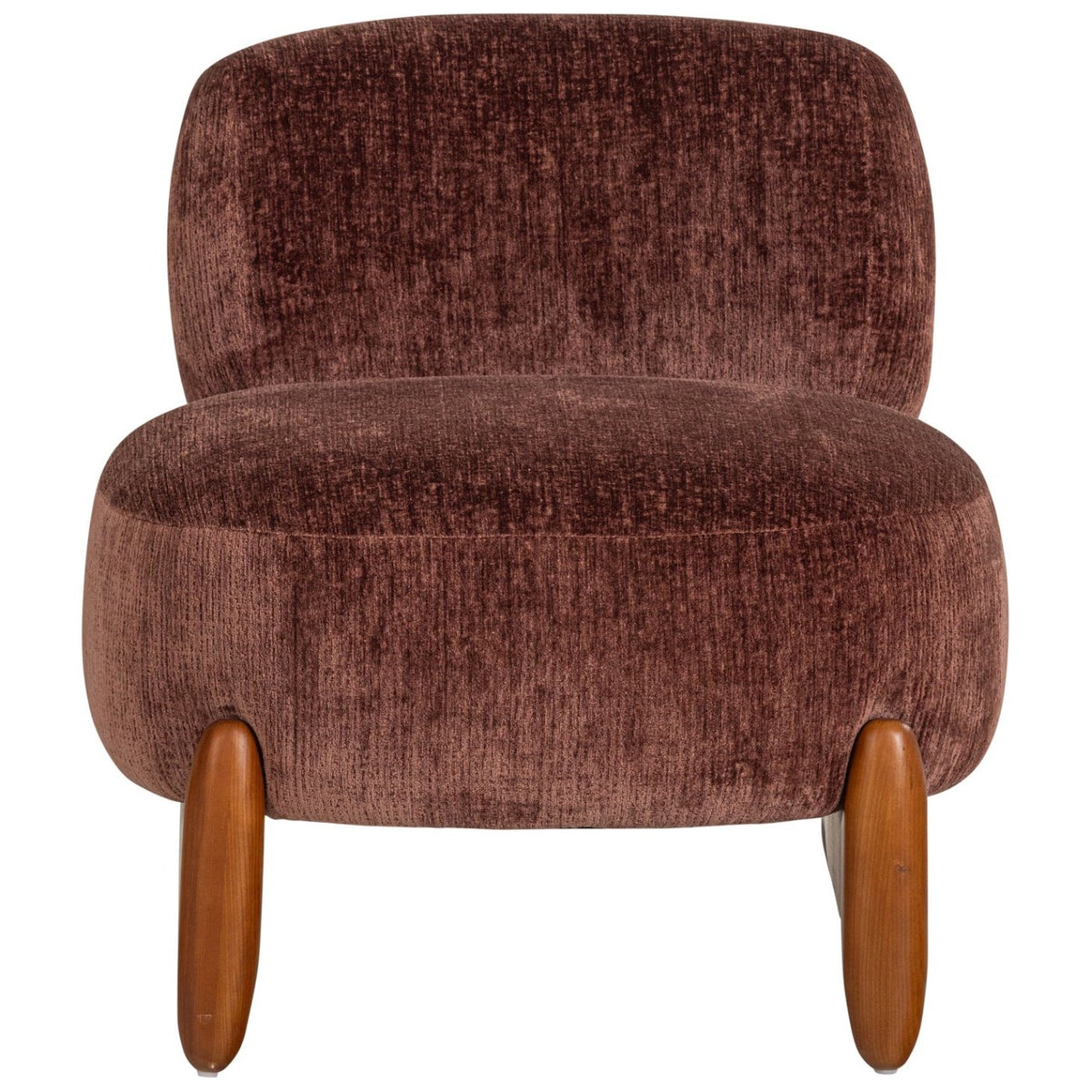 Runi Wood/Velvet Armchair