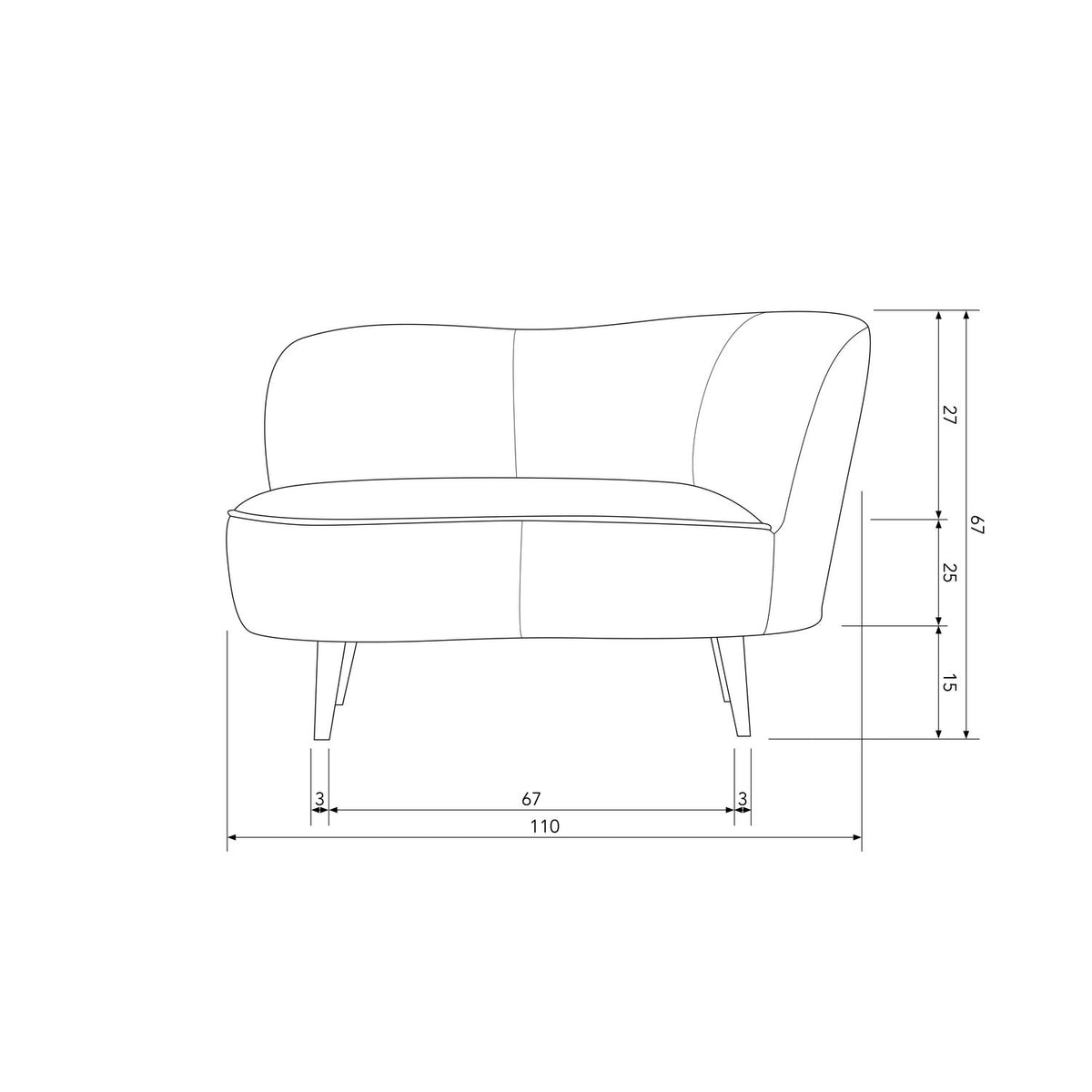 Sara Lounge Armchair