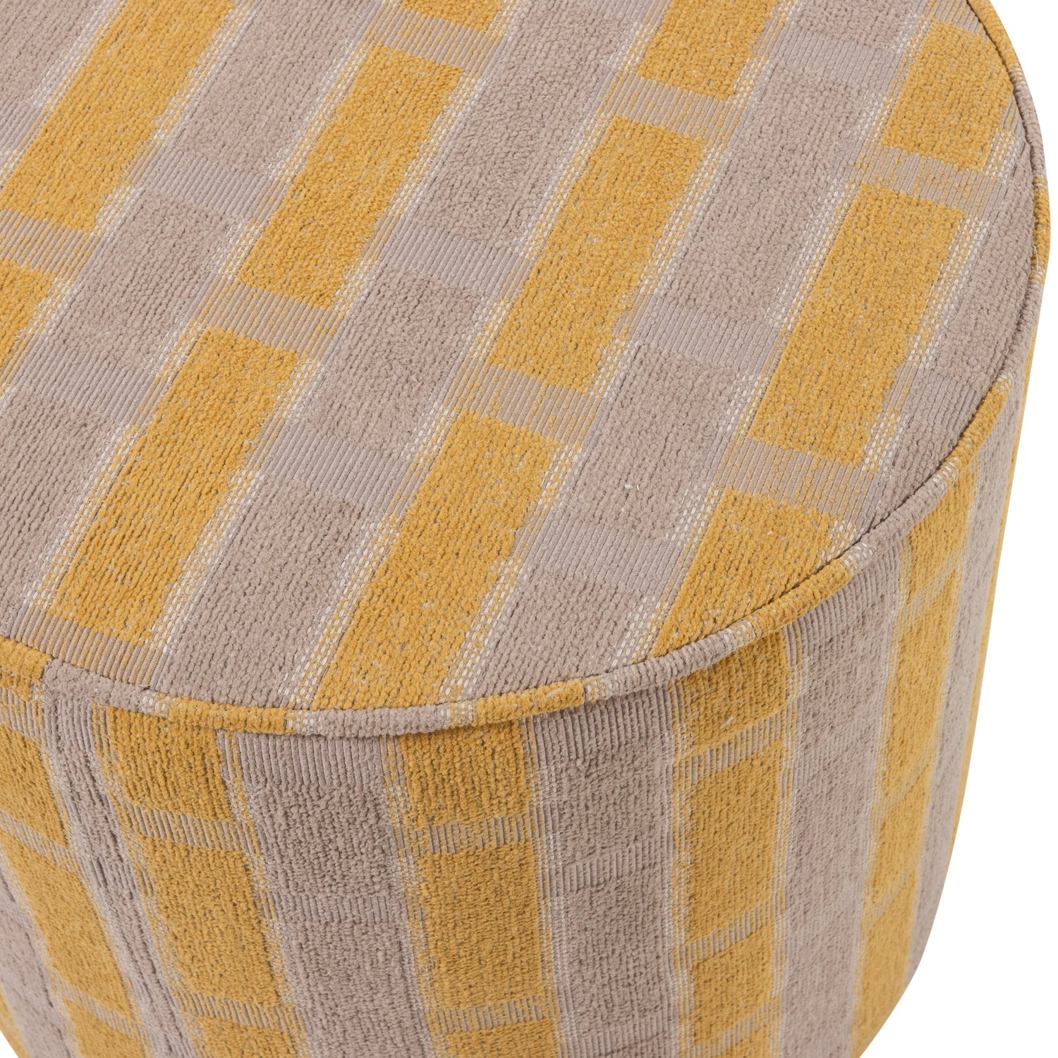 Sarli Chenilie High Pouf