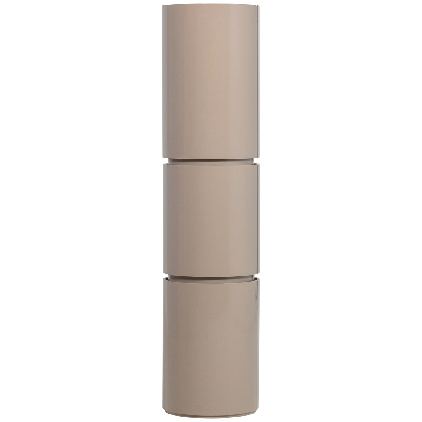 Sera Sand Gloss Round Cabinet