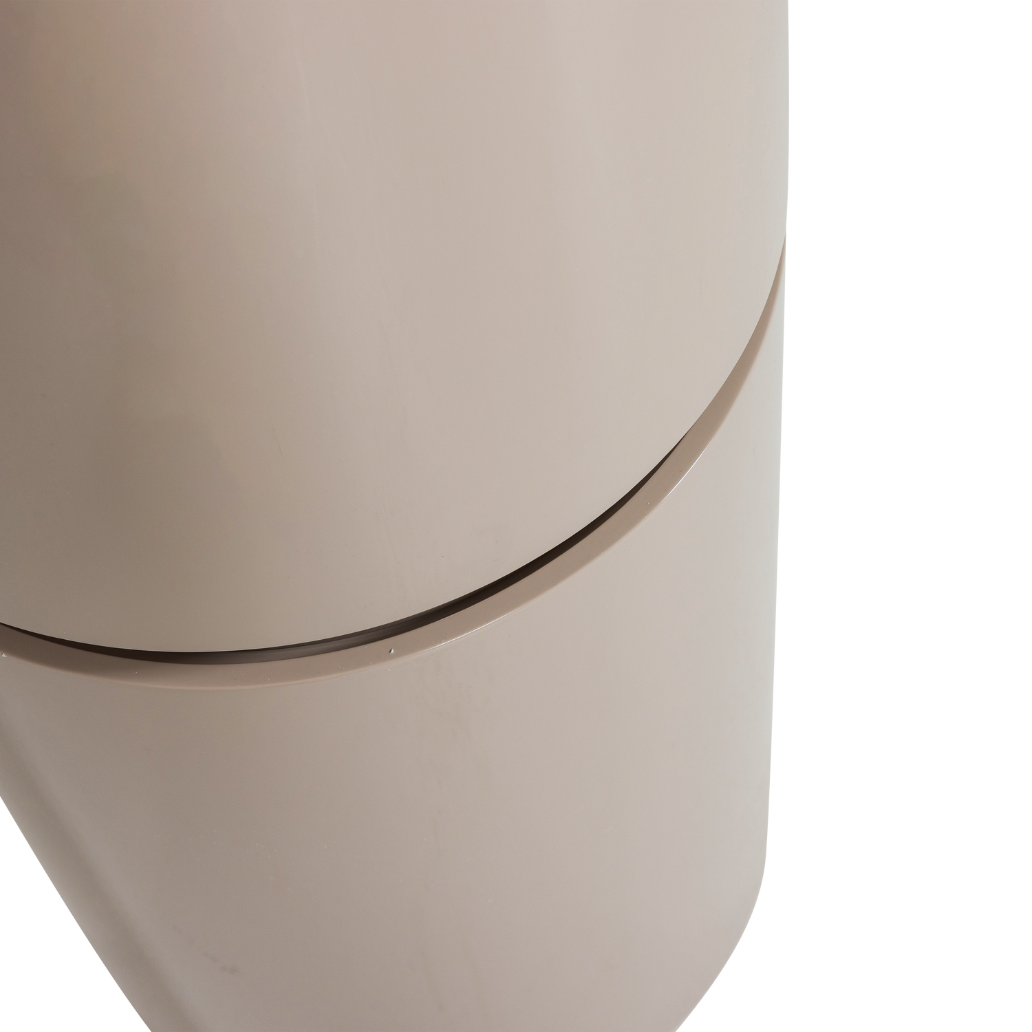 Sera Sand Gloss Round Cabinet