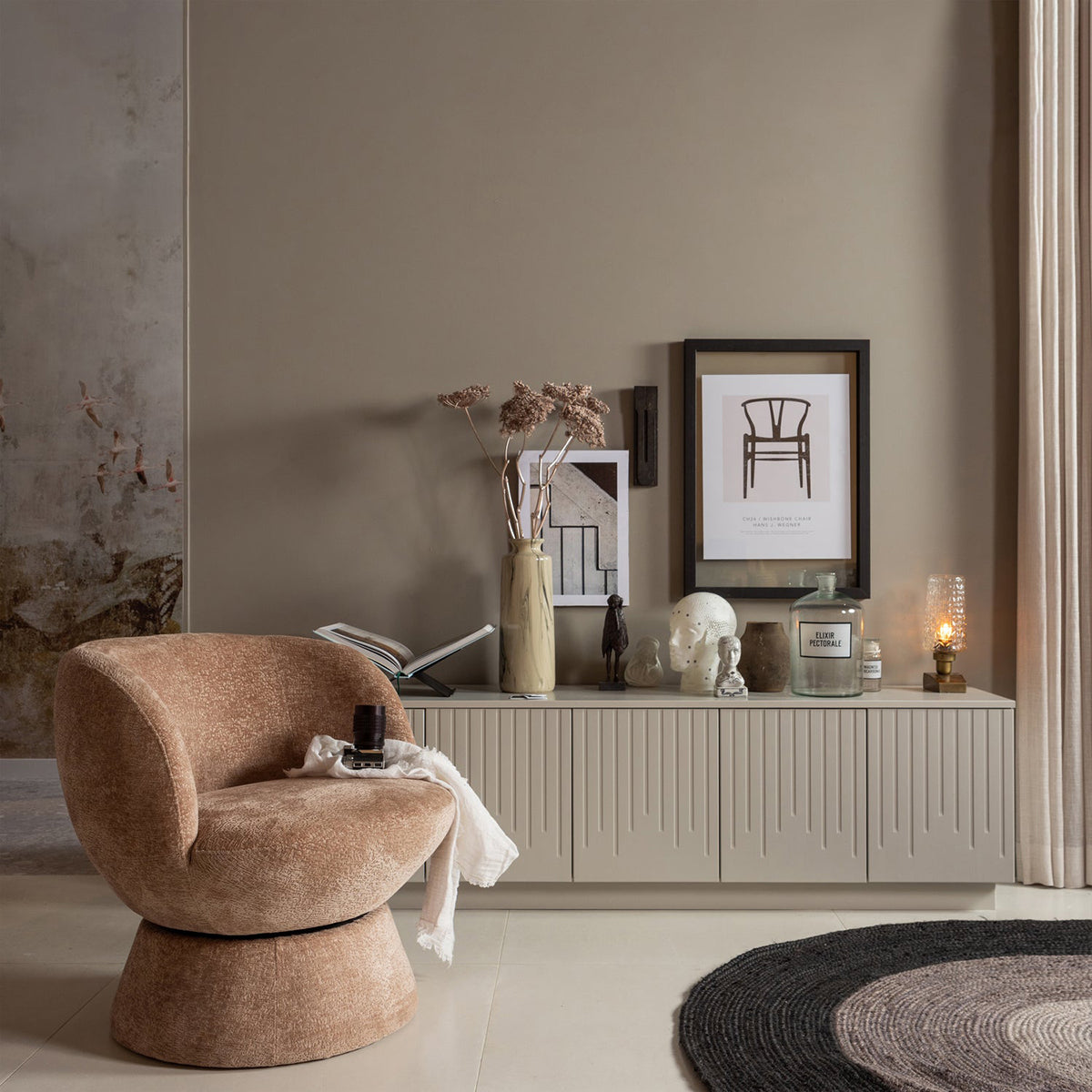 Shuffle Swivel Armchair