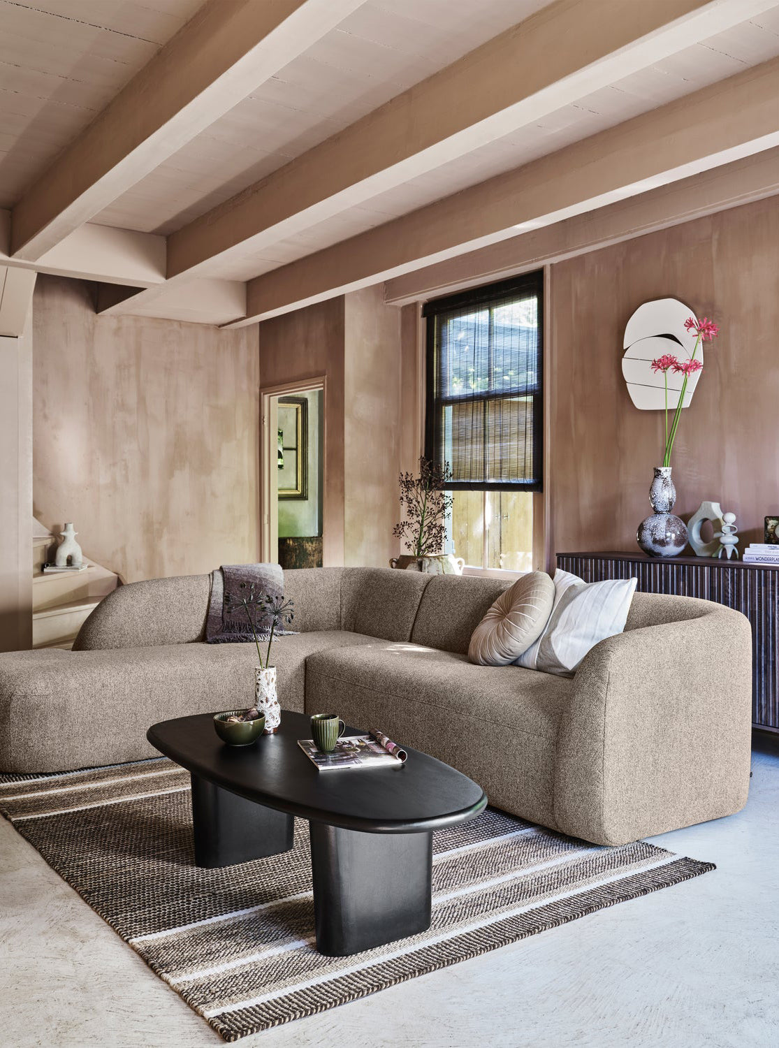 Sloping Corner Sofa