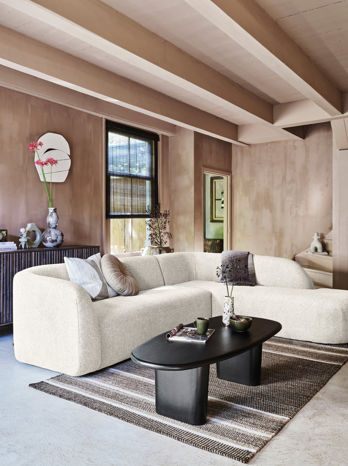 Sloping Corner Sofa